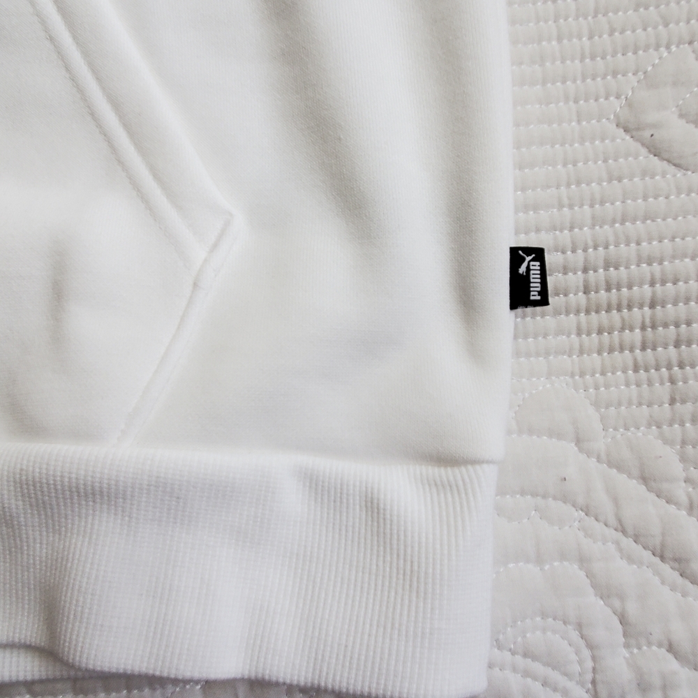 Puma Hoodie,Men Size M,white - Picture 2 of 3